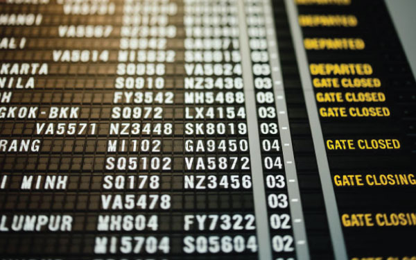 Flight Updates Board Flight Updates Board