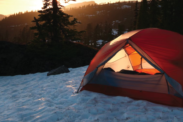 winter camping