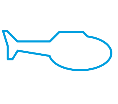 Icon of a medical helicopter Icon of a medical helicopter