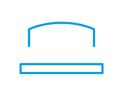 Icon of a bed Icon of a bed