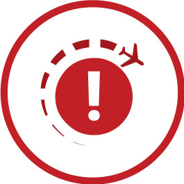 Creative Graphic With A Plane Circling The Interior Walls Of A Circle