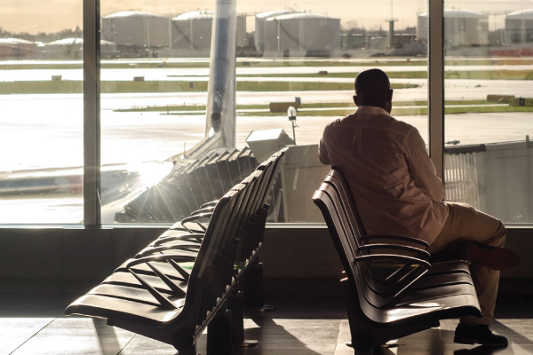 Man in Airport