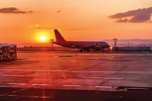 airplane at airport