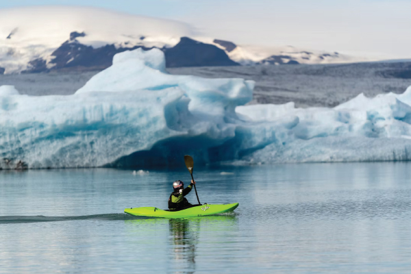 kayaking in Iceland