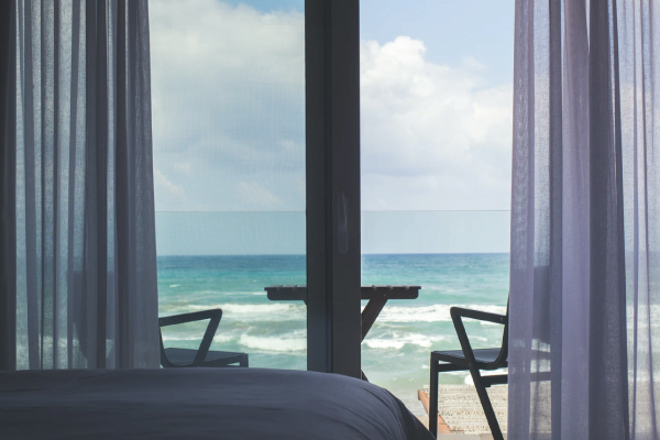 Hotel Room with beach view